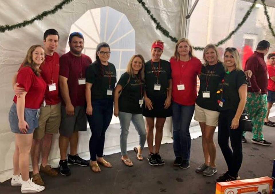 Group Photo at Urban Youth Christmas Store 2018